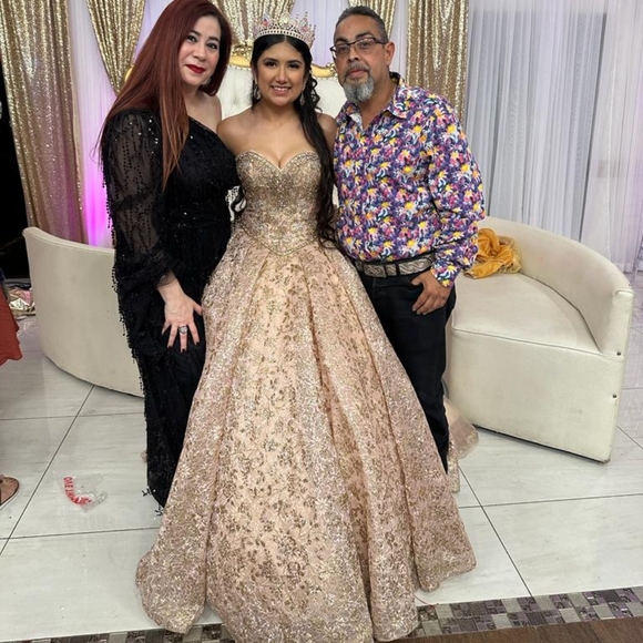 Black one shoulder split thigh sequin rain dress!! - Picture 2 of 6